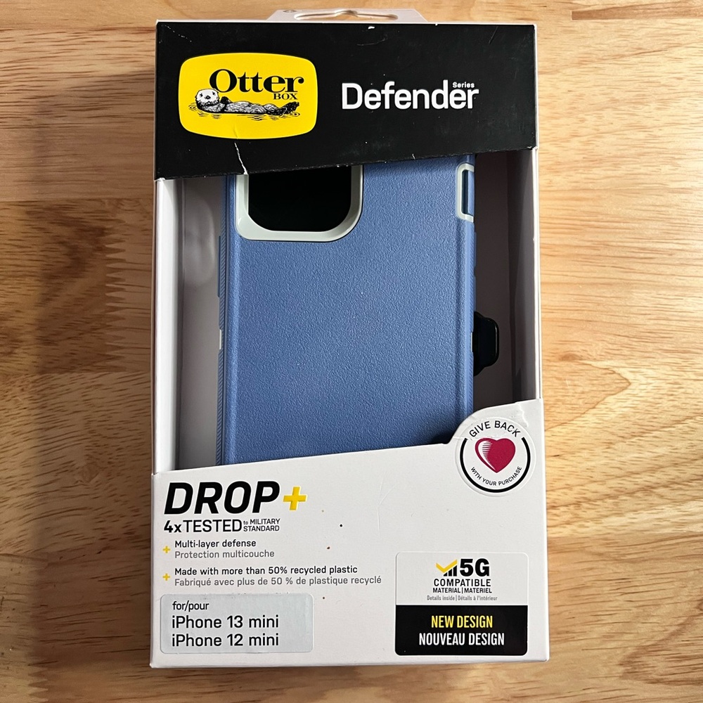 OtterBox Defender Series Case for iPhone 13 Mini - Blue